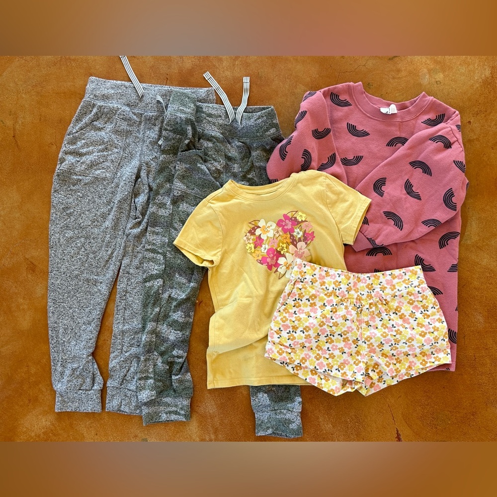 Cat & Jack | Girl’s Comfy Clothes Bundle | Size S (6/6X) & 7